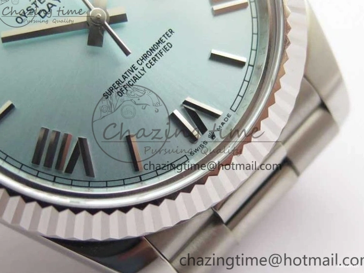 Day Tiffany Bp Maker on Best Dial Blue Roman 1:1 Bracelet 40 SS Edition SS A2836 Date 0408
